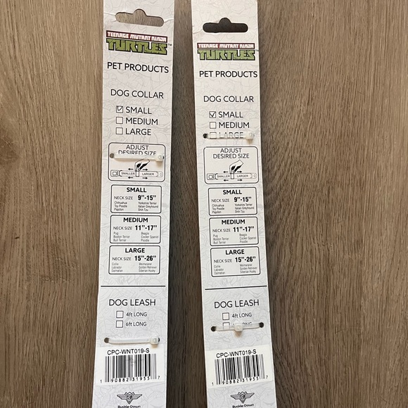 2 Turtles small dog collars - Picture 2 of 3